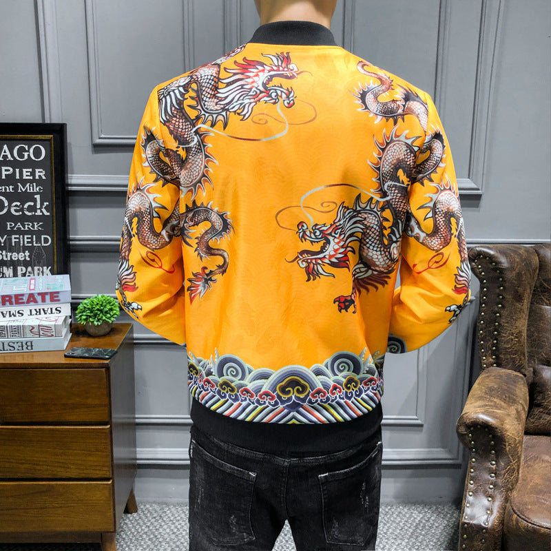 KIKIMORA Chinese Style Printed Jacket.