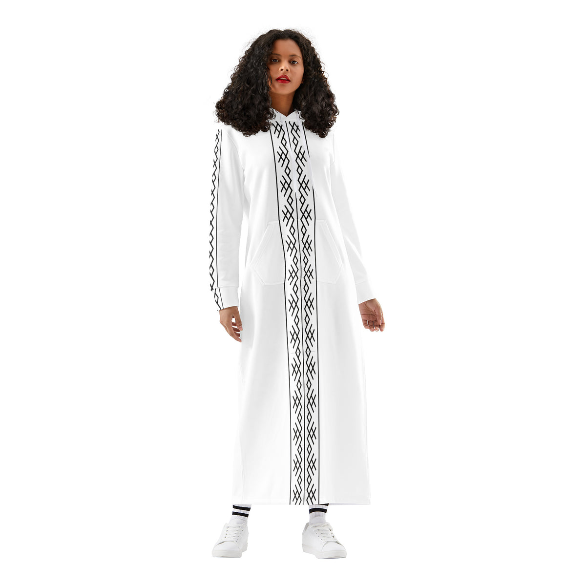 Robe à capuche longue