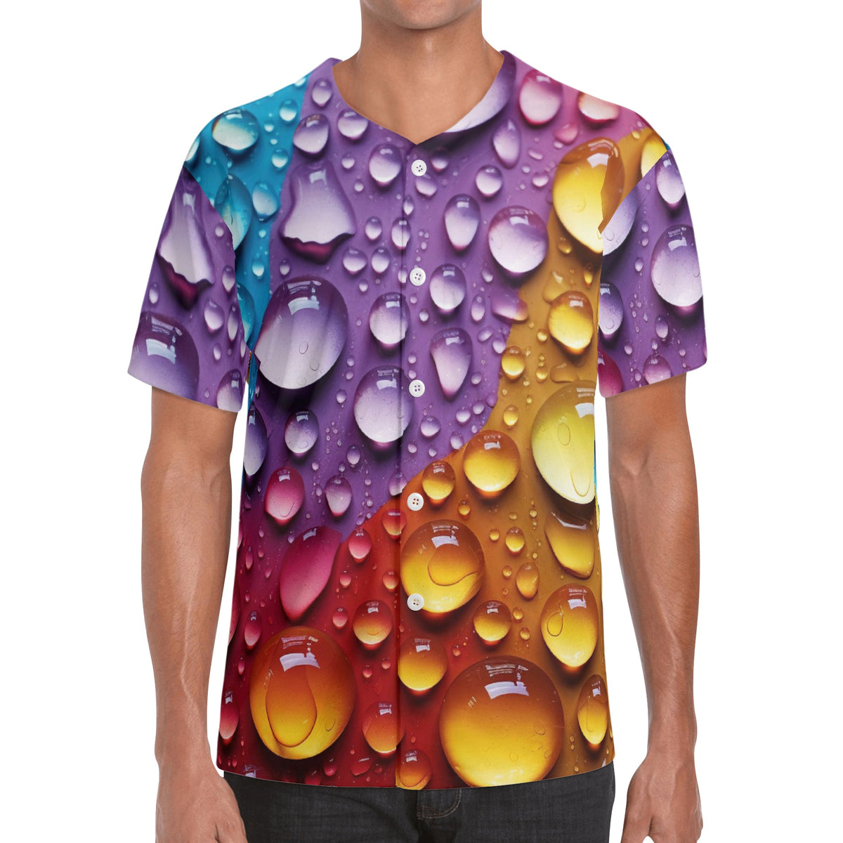 KIKIMORA Short Sleeve Baseball Jersey