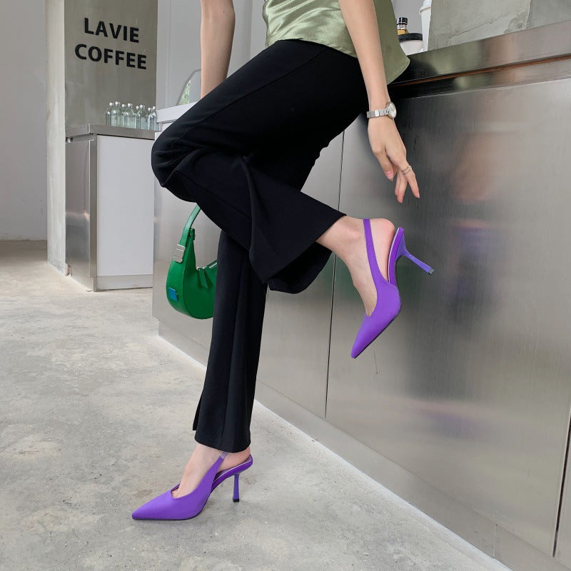 Chaussures pointues à talons hauts