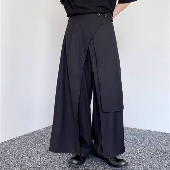 KIKIMORA Multi Layered Irregular Large Skirt Cape