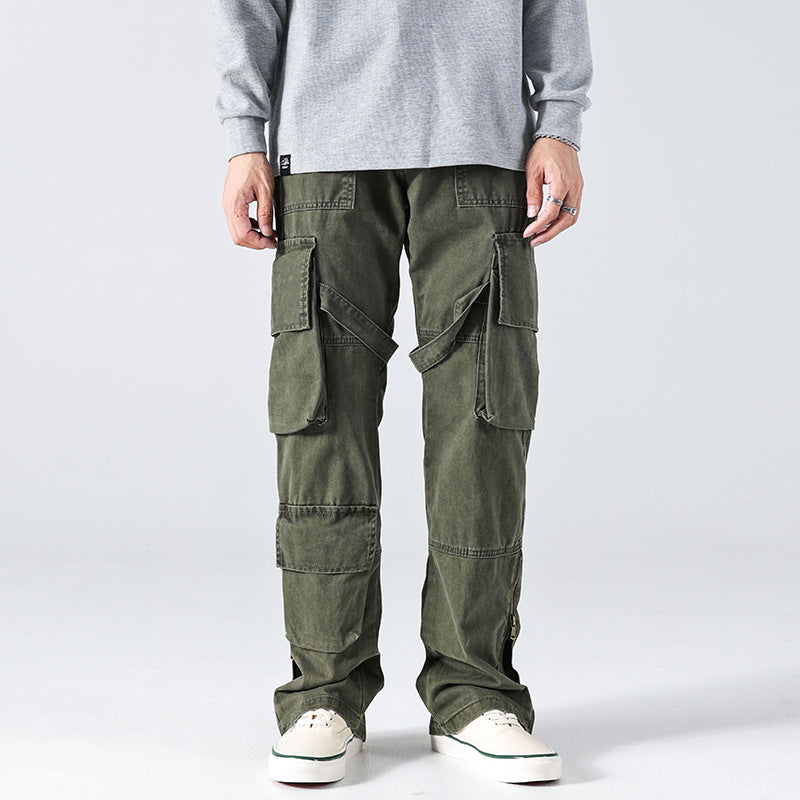 Pantalones cargo rectos