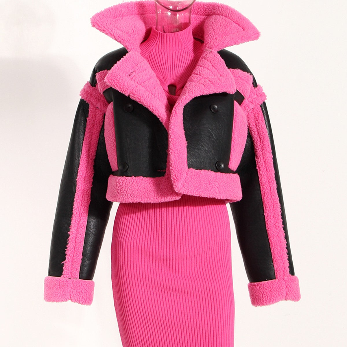 Veste de moto à revers