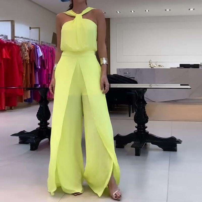 KIKIMORA Wide Leg Jumpsuit