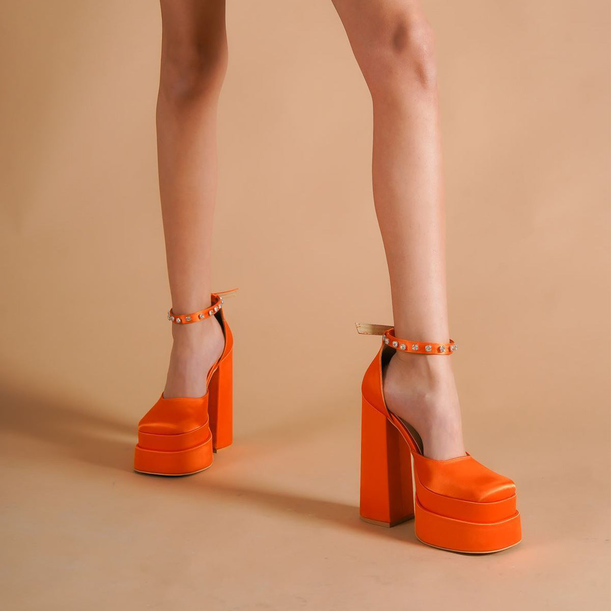 KIKIMORA 14cm High Heels Platform Shoes