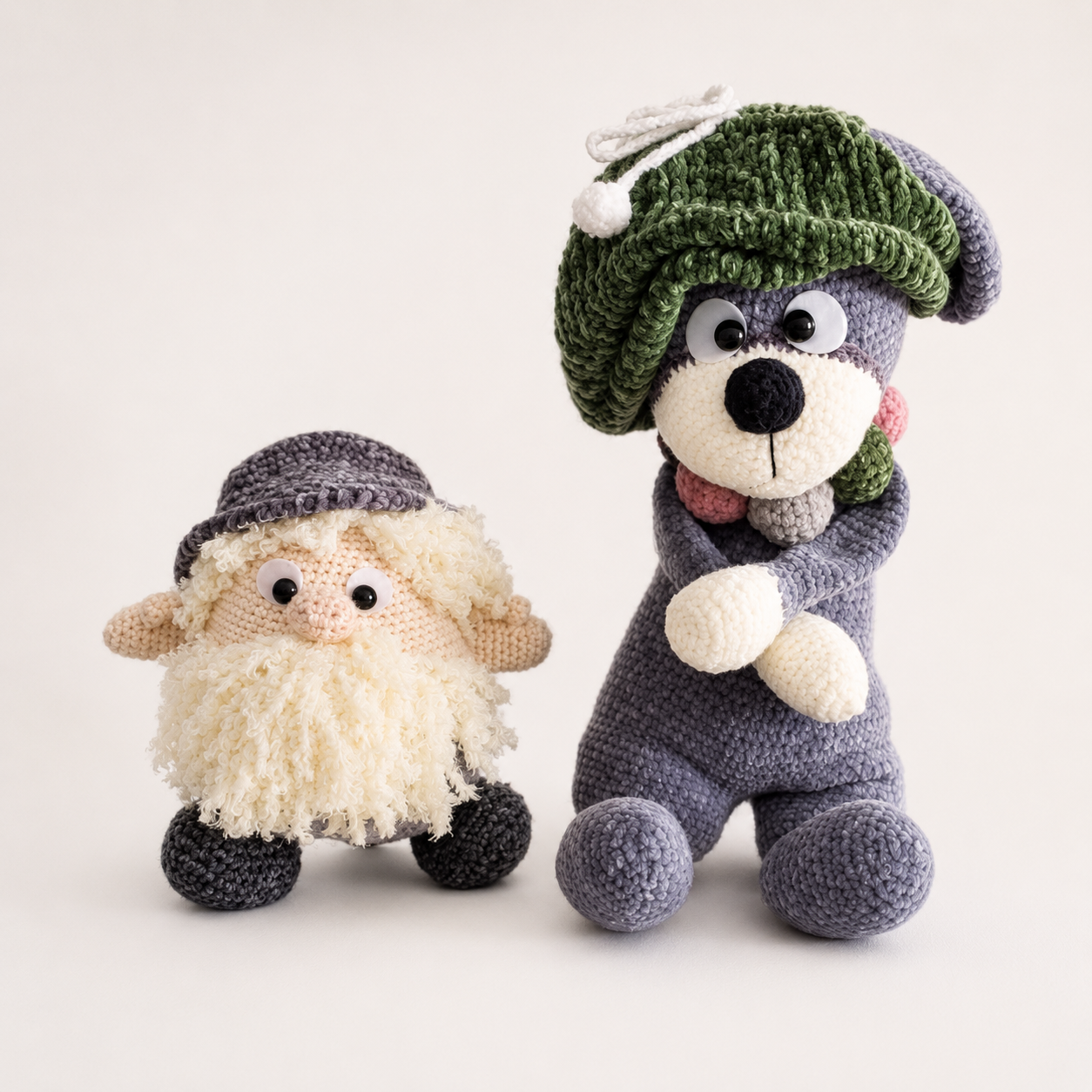 Handmade knitted toys by KIKIMORA