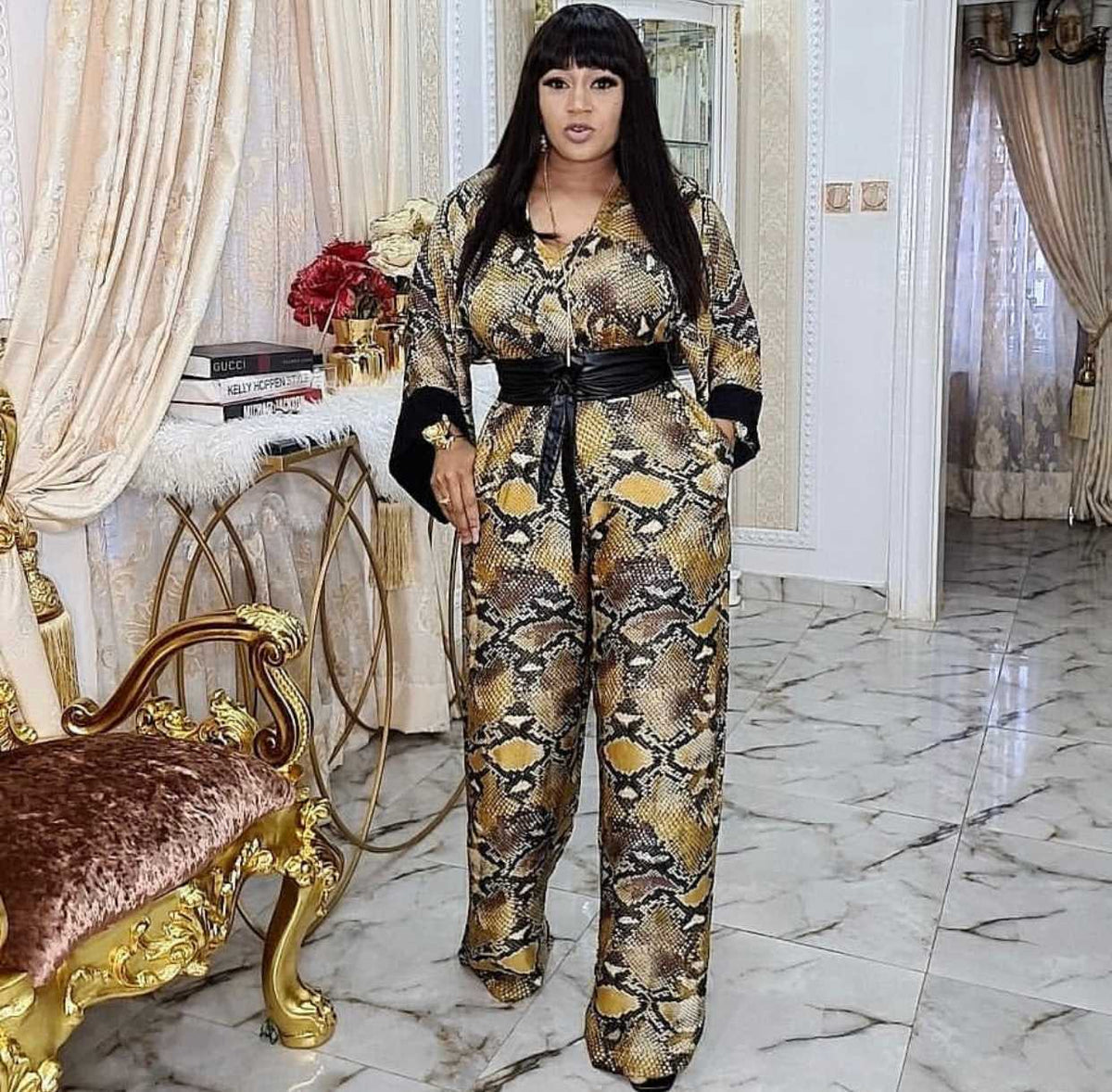 KIKIMORA Print Jumpsuit