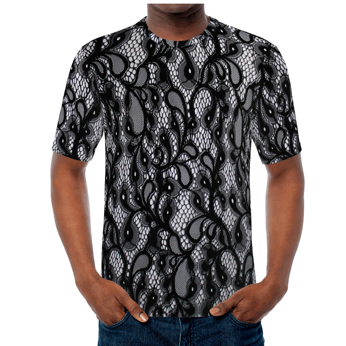 Camiseta con estampado integral para hombre