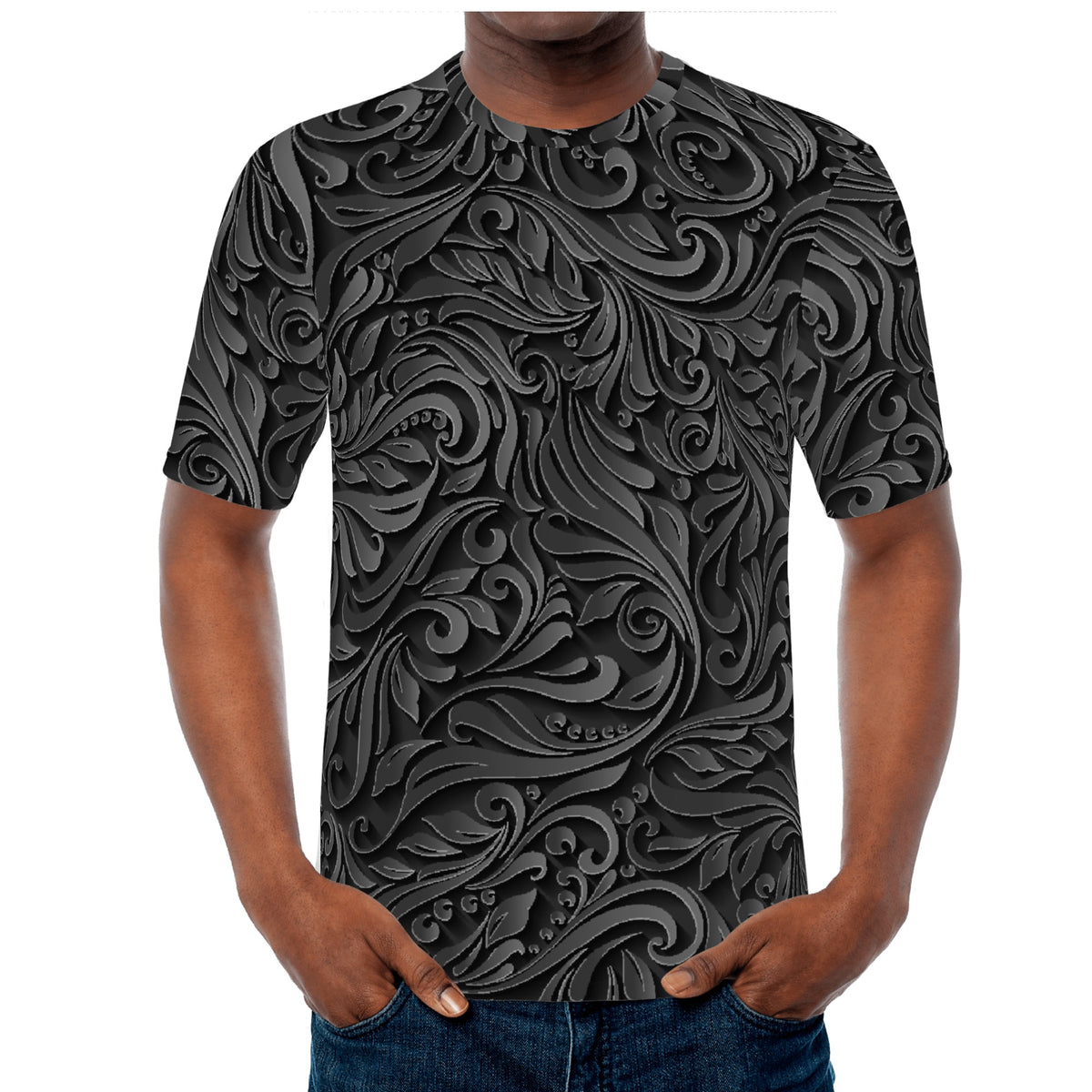 Camiseta con estampado integral para hombre