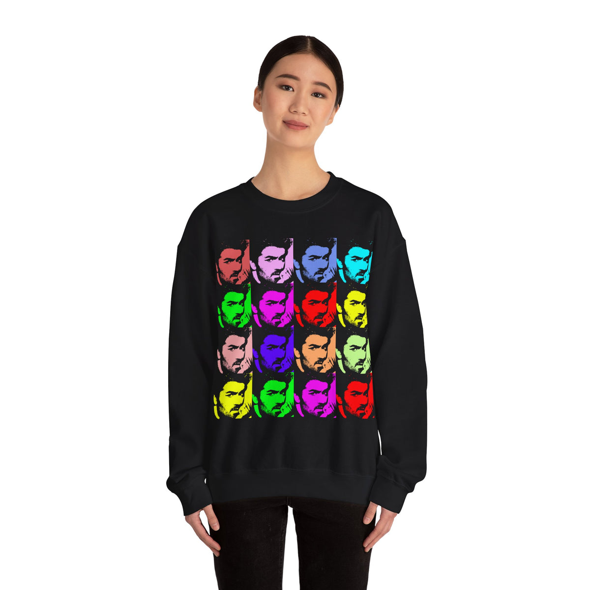 Vintage pop art George Michael Unisex Crewneck Sweatshirt for George Michael fans