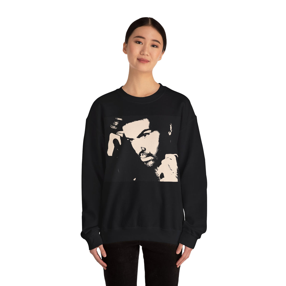 Vintage pop art George Michael Unisex Crewneck Sweatshirt for George Michael fans