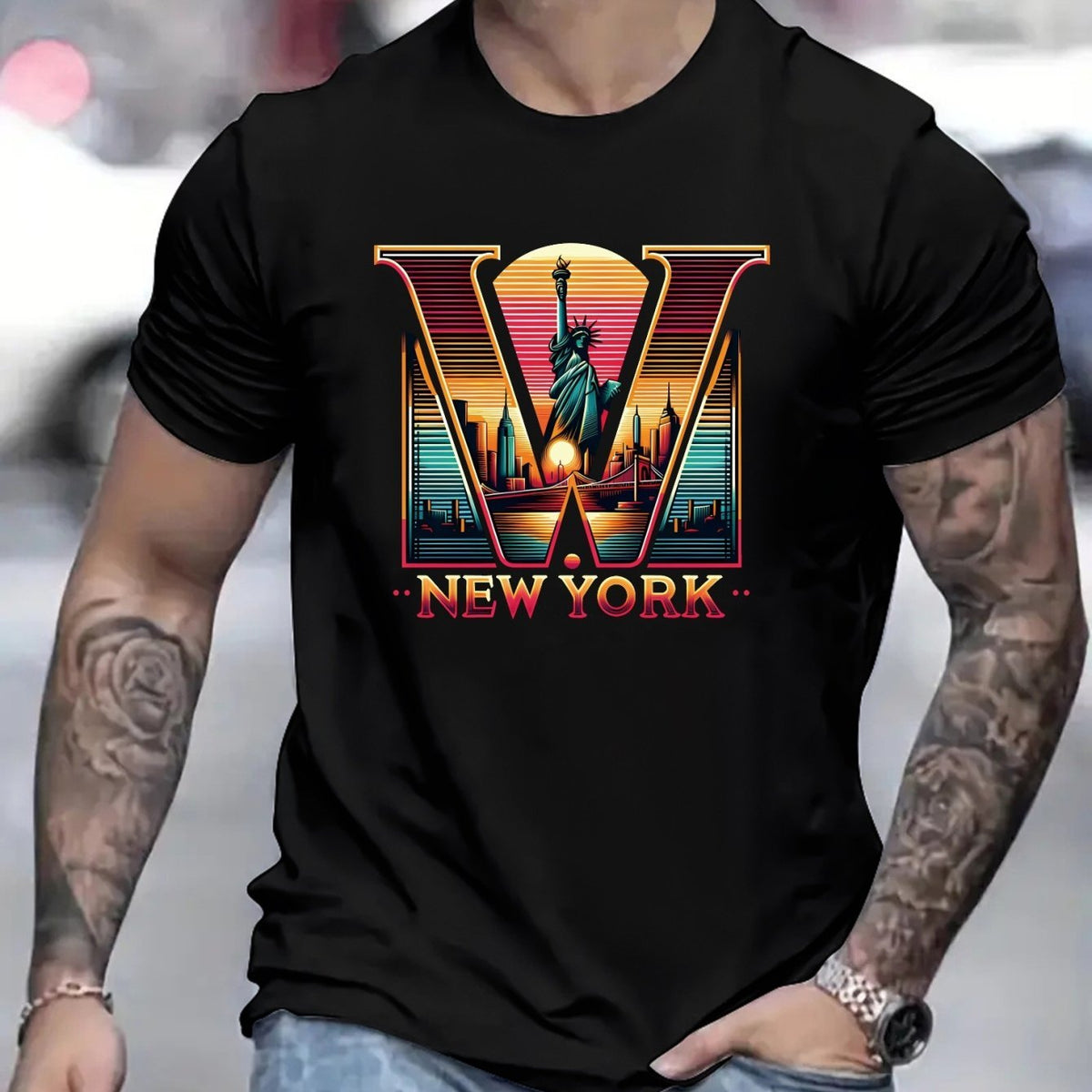 New York Graphic Short Sleeved T-shirt.