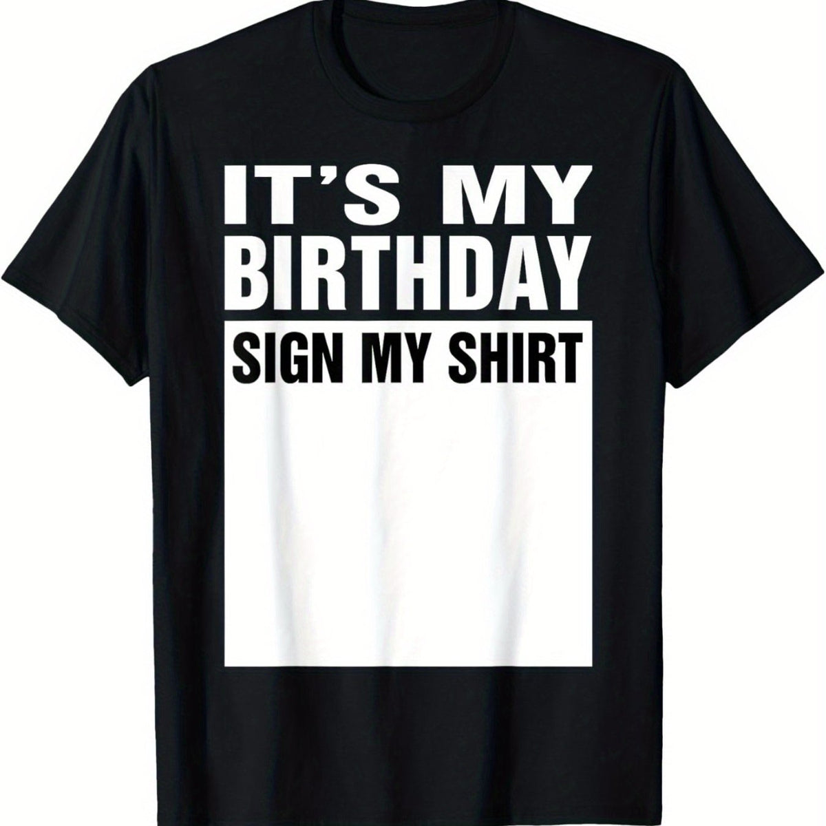 Gift My Birthday Logo T-shirt.