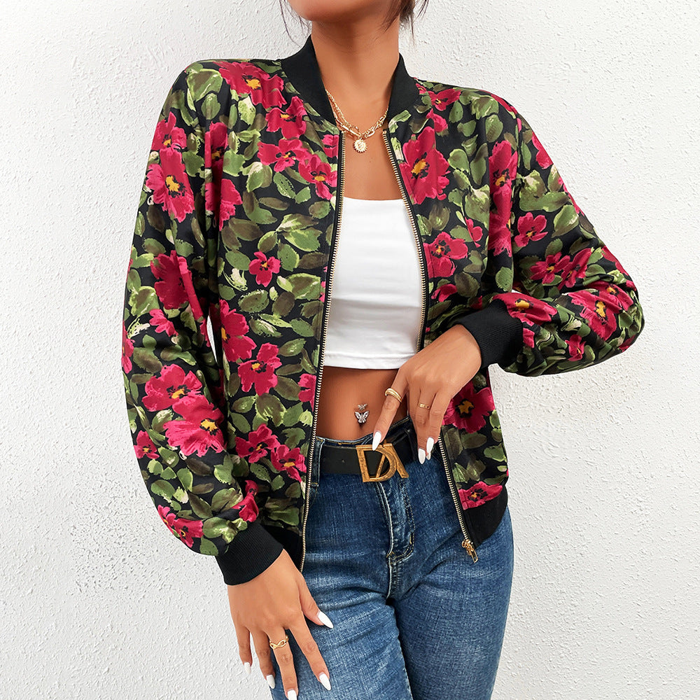 KIKIMORA Chaqueta con estampado floral