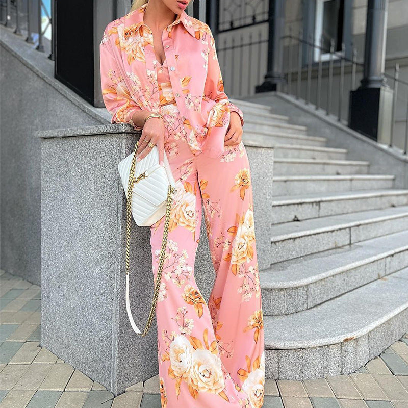 KIKIMORA Tube Top Long Sleeve Printing Suit