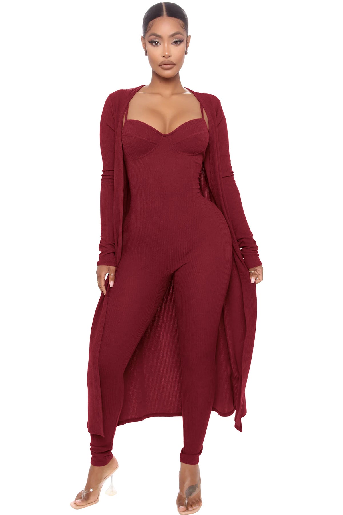 KIKIMORA Sling Jumpsuit Casual Loose Long Sleeve Jacket