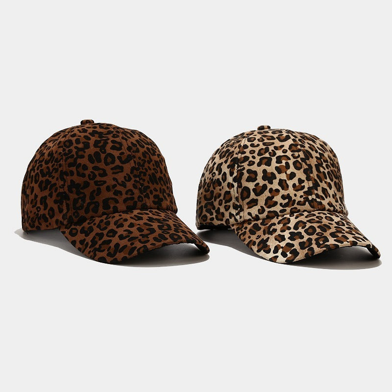 KIKIMORA Leopard Print Baseball Cap